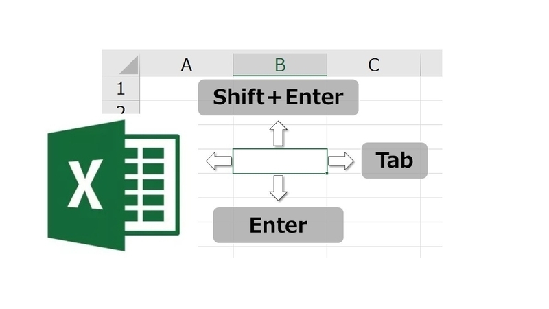 Enterキーを押したときのセルの移動先を変更するにはクリエアナブキのちょこテク
