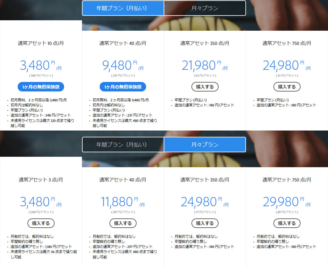 Adobe stock アドビストック の料金と特長を徹底解説