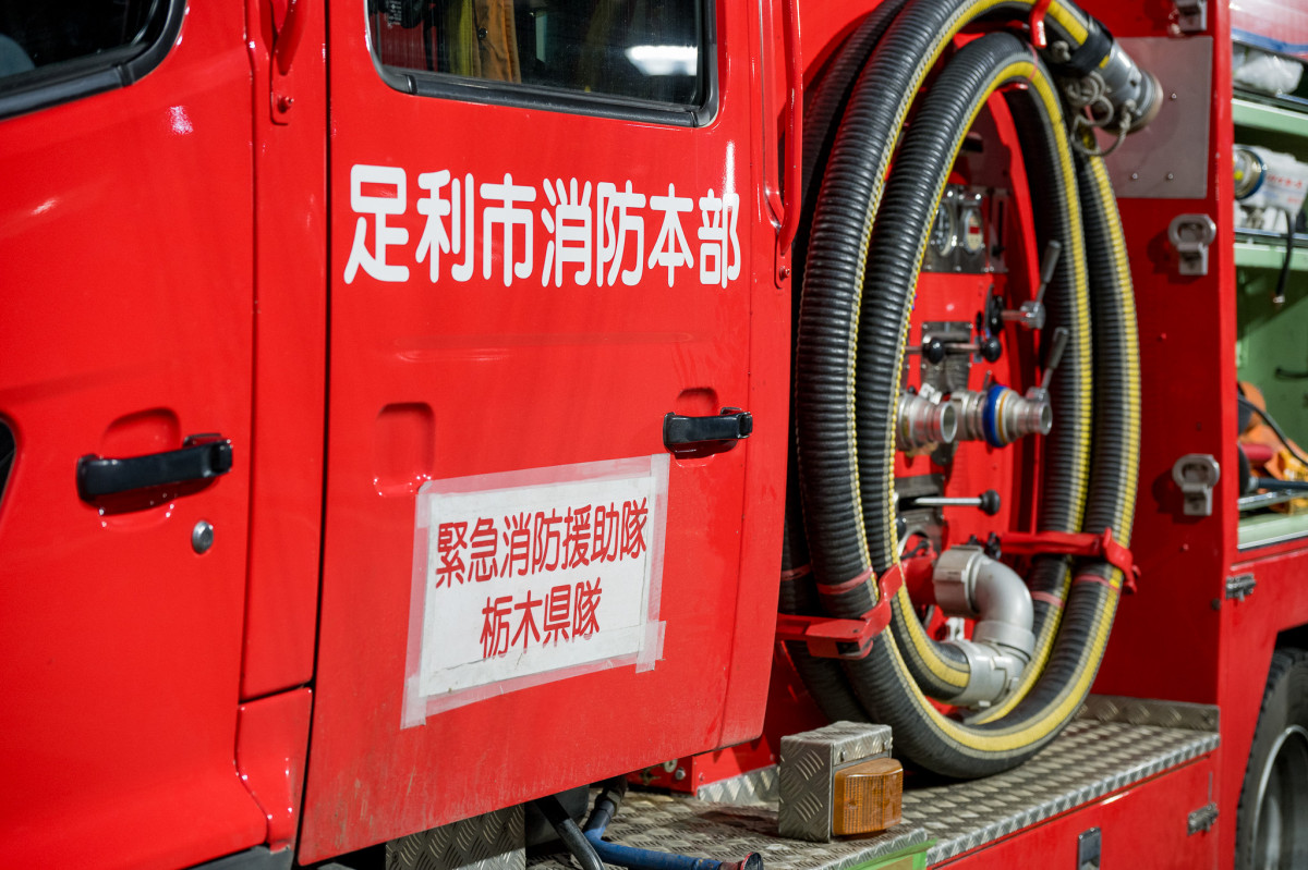 新資機材搬送車 運用開始上球磨消防組合