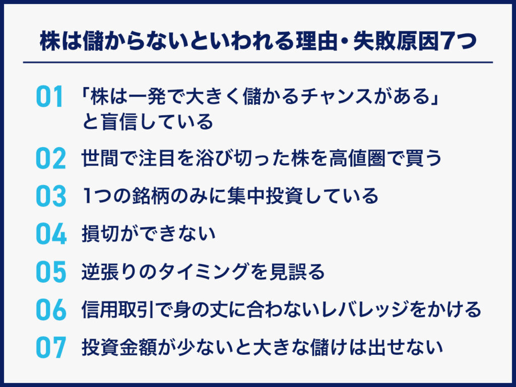 株で失敗した事例3選！失敗を避けるための具体的な方法を解説
