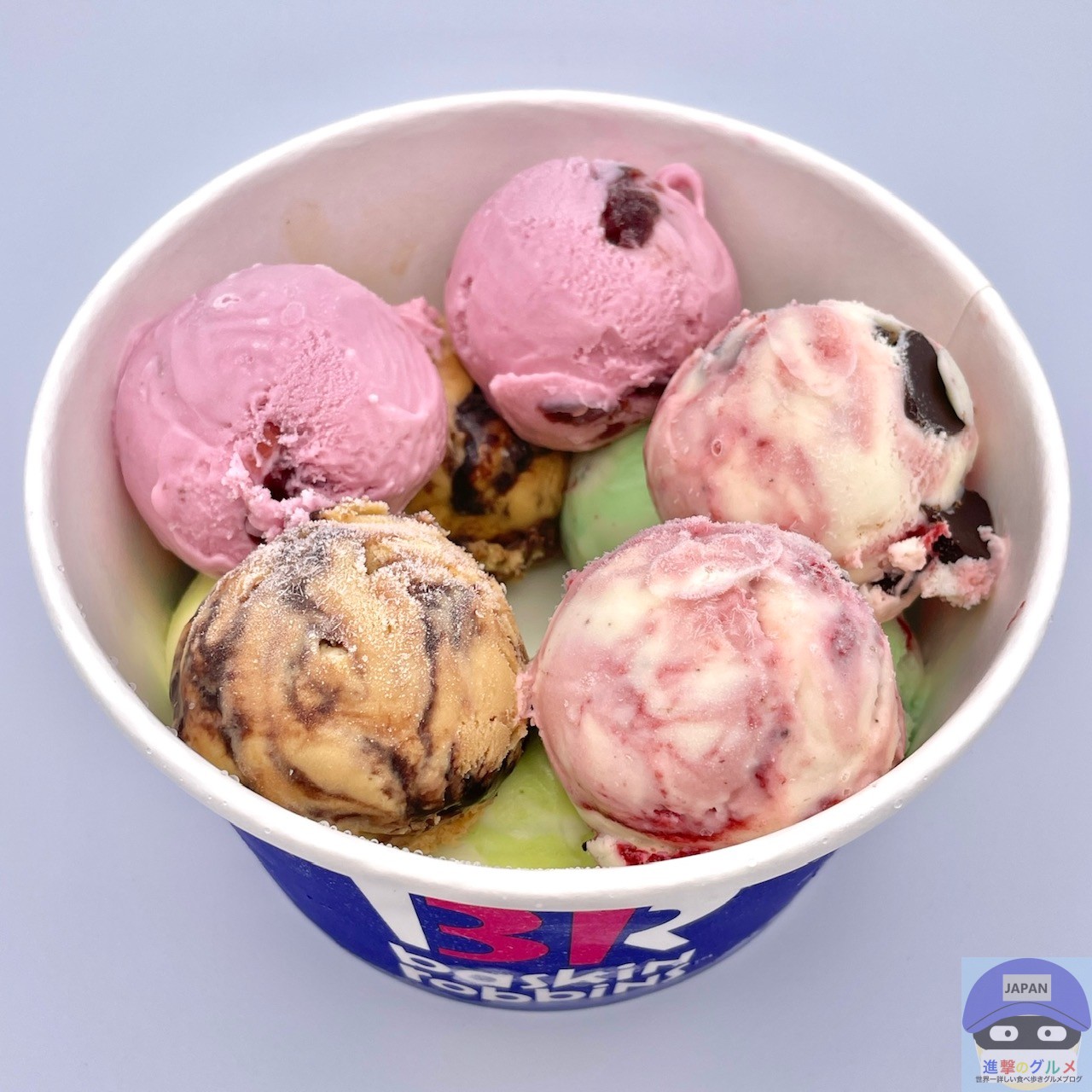 100円で31が食べられる？！, よくばりフェスに行ってきた！,サーティーワンアイスクリーム , トリプルポップ 570円,＋100円 10個まで , 毎週木曜〜日曜日限定, 5月22日〜6月22日まで,福岡グルメ福岡旅行福岡ランチ福岡グルメグルメ旅サーティワンアイスクリームスイーツ巡りスイーツアイスbaskinrobbinsよくばりフェス