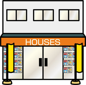 不動産シルエット イラストの無料ダウンロードサイト「シルエットAC」