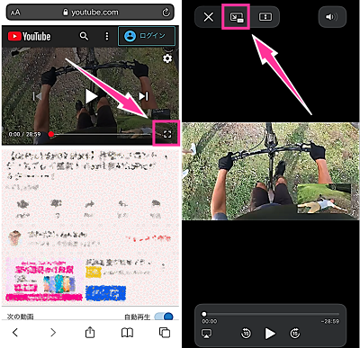 YouTubeアプリからピクチャインピクチャする方法 非プレミアム会員- SoNice