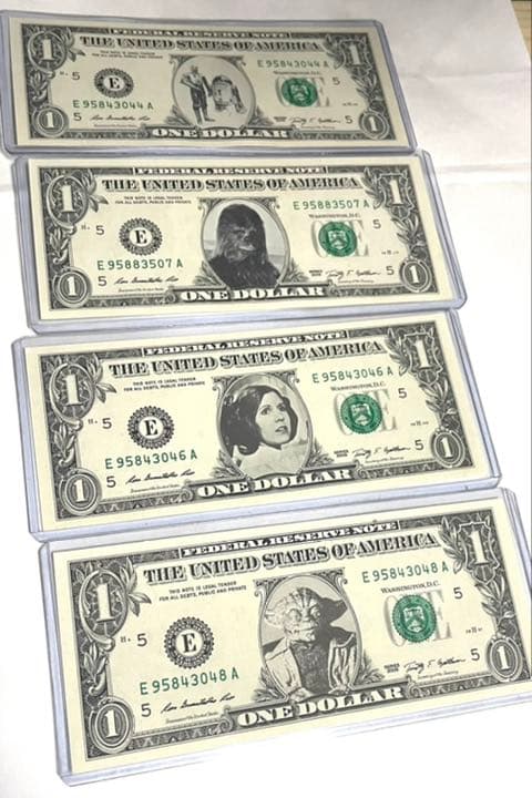 1957年 1ドル紙幣 銀貨証明書 ブルーシール紙幣 裏面に空白エラーあり