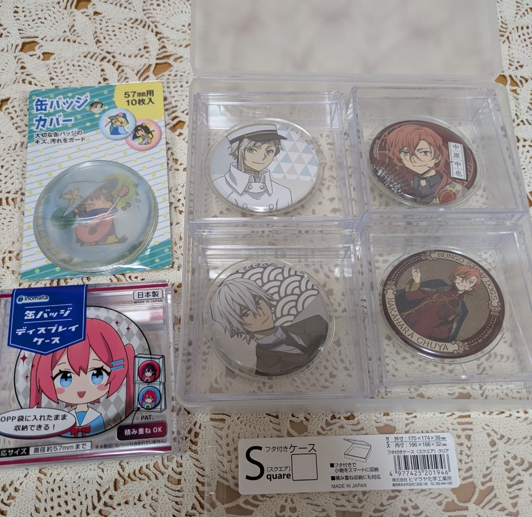 100均でうっとり、整理整頓！缶バッジの収納方法やケース紹介