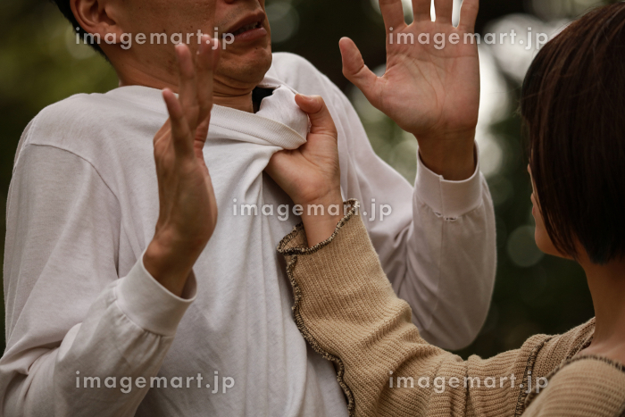 胸ぐらを掴むキスのポーズ - CLIP STUDIO ASSETS