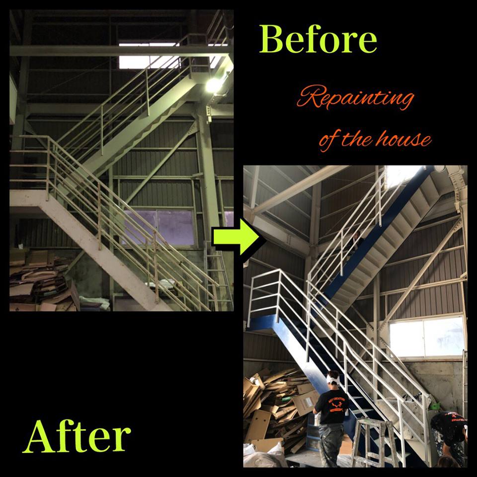 屋外階段 - 施工・受注事例螺旋階段製作・ゴミステーション・建築金物製作有 新生製作所 富山