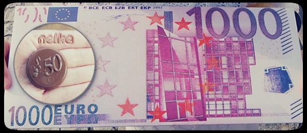 ユーロ札とコイン 写真素材5498814- フォトライブラリ