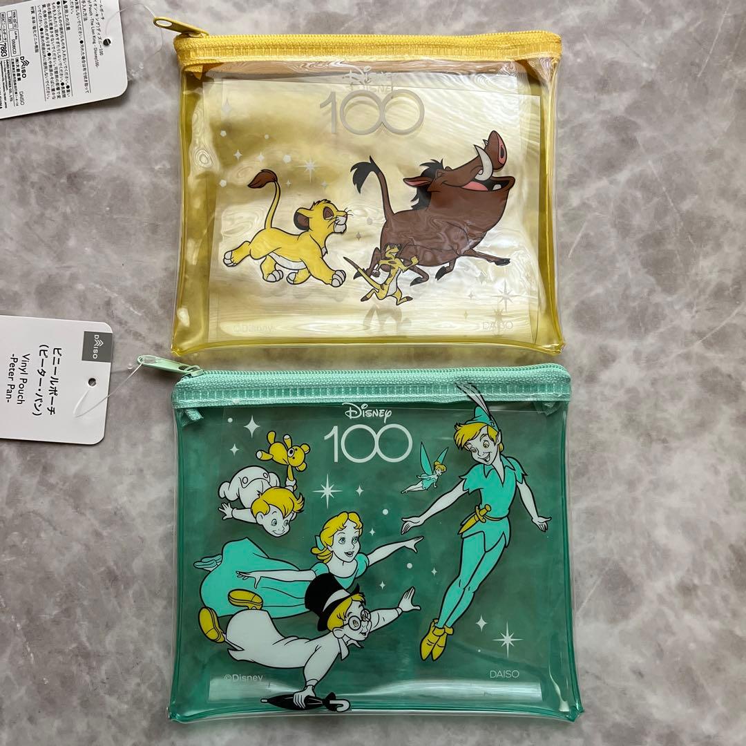 モアナ ポーチ クリアポーチ ダイソー ディズニー 100周年 - メルカリ