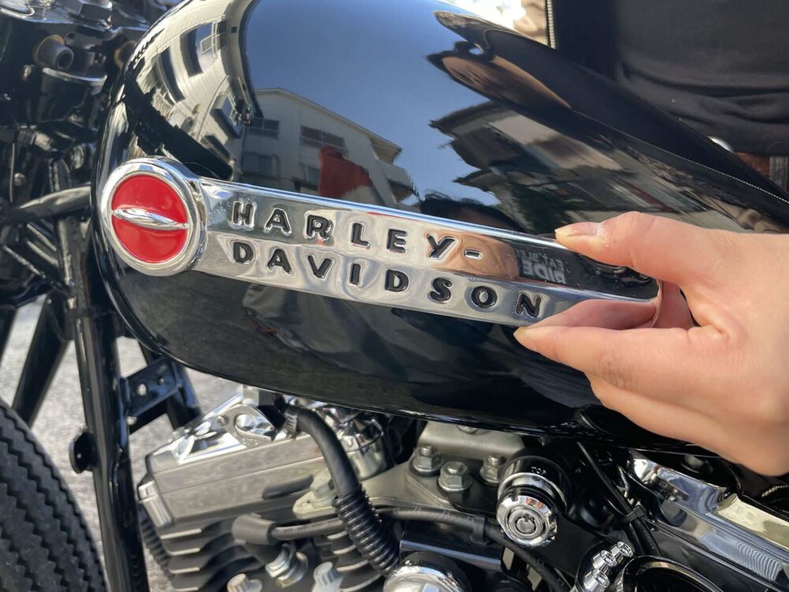 幸ブログ！カスタム編！～エンブレム交換～HARLEY-DAVIDSON BALCOM