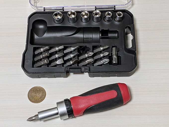 ダイソーラチェットドライバ