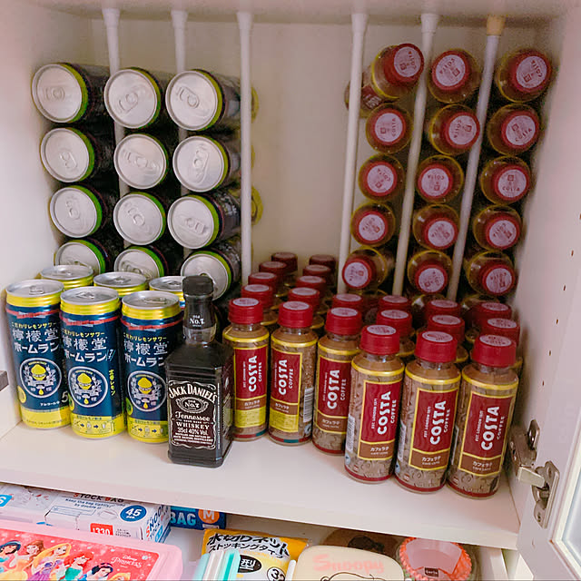 Amazon缶収納ラック 缶ストッカー 缶ホルダー 缶収納 缶ビールホルダー ビールホルダー 冷蔵庫ストッカー 飲料収納 飲料収納ラック ジュース収納卓上缶収納 ドリンクストッカー 冷蔵庫 コンパクト コロコロ 缶ラック 缶ジュース 缶 缶飲料 二重仕上げラック 組み立て式