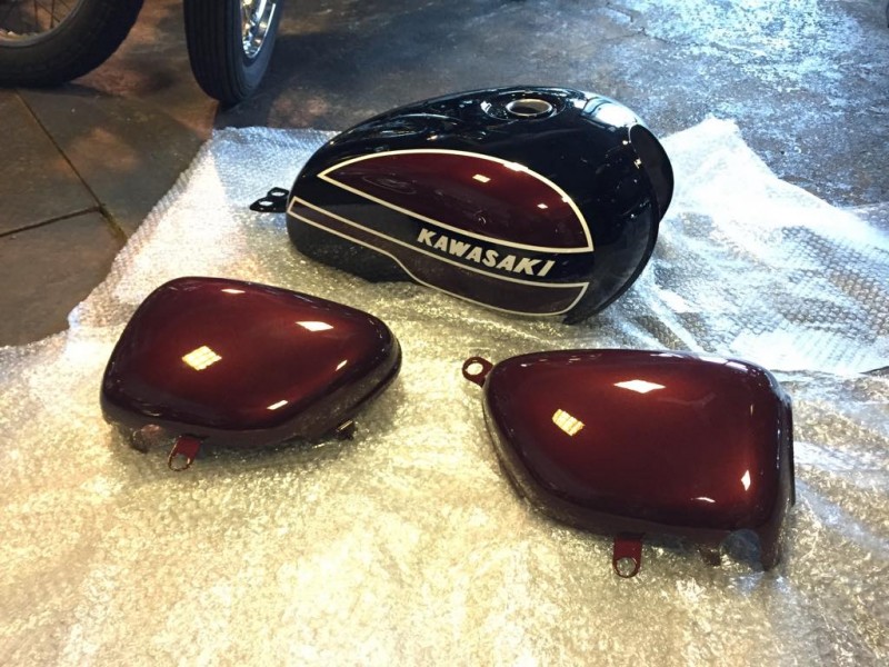 タンクペイント承ります札幌のバイクショップ BROWN Motorcycle Co