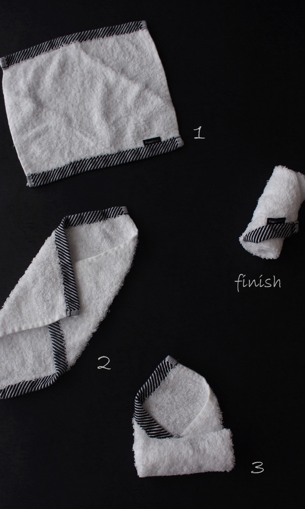 おしぼり人形の作り方