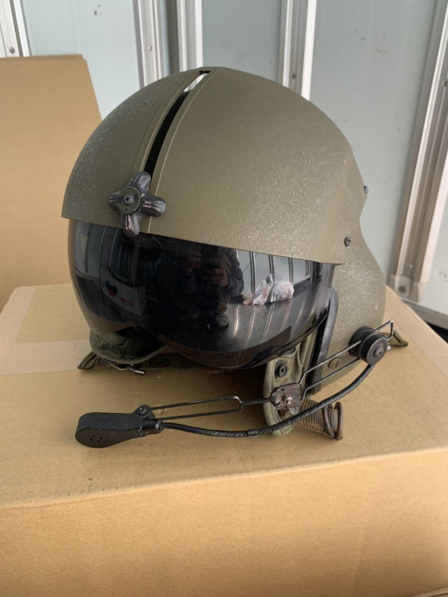 米軍レプリカ Hgu-56 p ヘリコプターパイロットヘルメット マスク付き