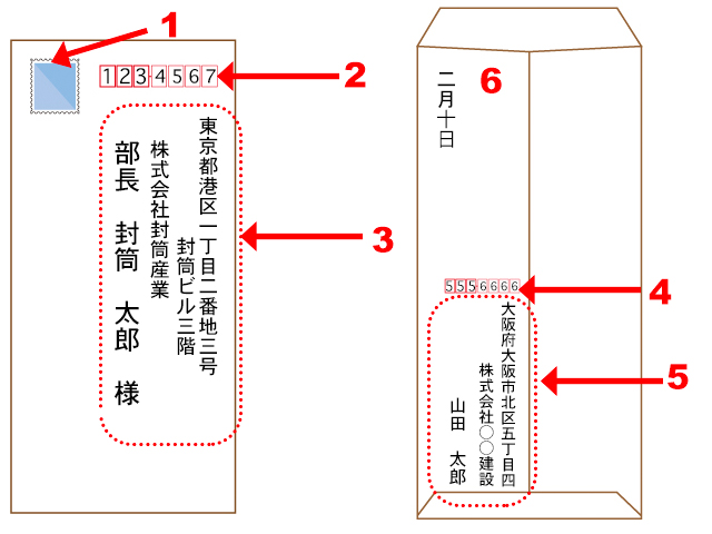 封筒の住所や宛名の正しい書き方 仕事・ビジネスマナー- お役立ち記事梱包材 通販No.1 ダンボールワン
