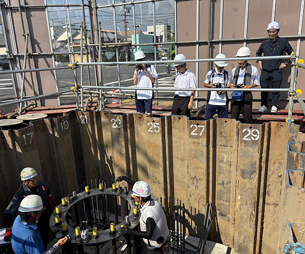 工事現場を微速度撮影でミニチュア風に