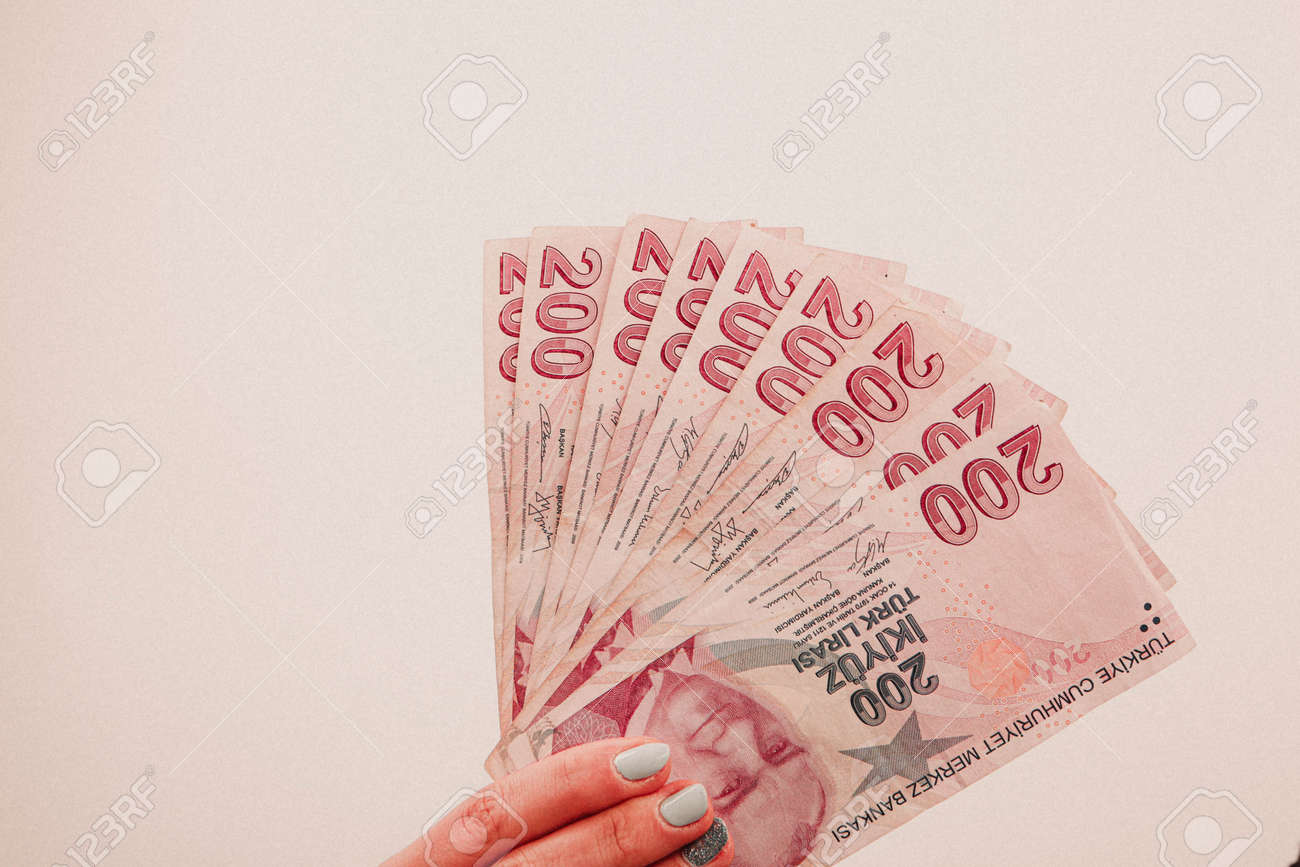 トルコ通貨 トルコリラ紙幣 — ストック編集用写真©utkudemirsoy 539602642