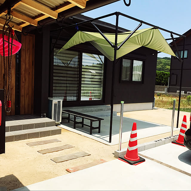 丈夫な単管パイプで長持ちする自転車置き場を製作たか爺の楽しいＤＩＹや携帯スマホ、その他諸々など