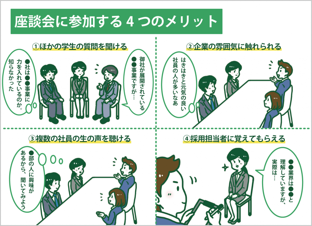 採用サイトに座談会が必要な理由！社員を魅力的に伝える作成方法やポイントを実例交えて紹介東京・大阪のホームページ・Web制作会社ジーピーオンライン