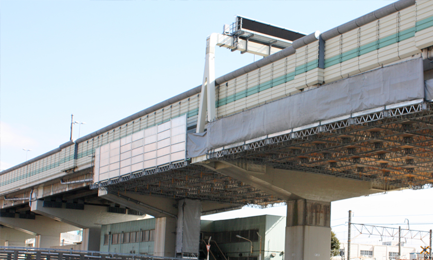 各種足場工 – 株式会社 ロジテックス 橋梁補修補強工事