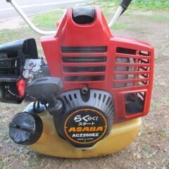 草刈り機 アサバ、整備済み、稼働品、パワー抜群 アサバ 麻場 アサバエンジン式 動噴