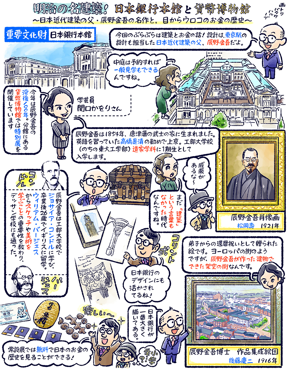 328 明治の名建築！日本銀行本館と貨幣博物館〜日本近代建築の父・辰野金吾の名作と、目からウロコのお金の歴史〜ぶらぶら美術・博物館ぶらぶら復活SP！「モネ 睡蓮のとき」ＢＳ日テレ