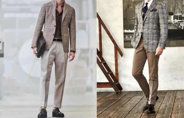 ジャケパンにグレージャケットは合わせづらい？定番アイテムを上手に着こなすポイントを解説！ - GINZA SAKAEYA スーツナビ