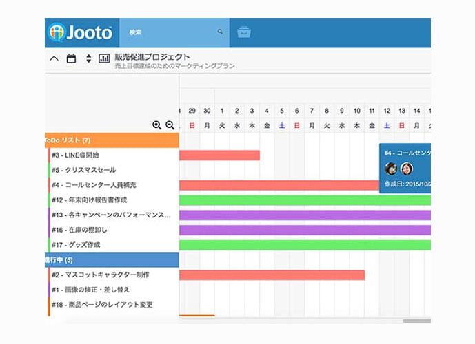 ガントチャートの事例・参考デザイン・プロの見本サンプル一覧 - ランサーズ