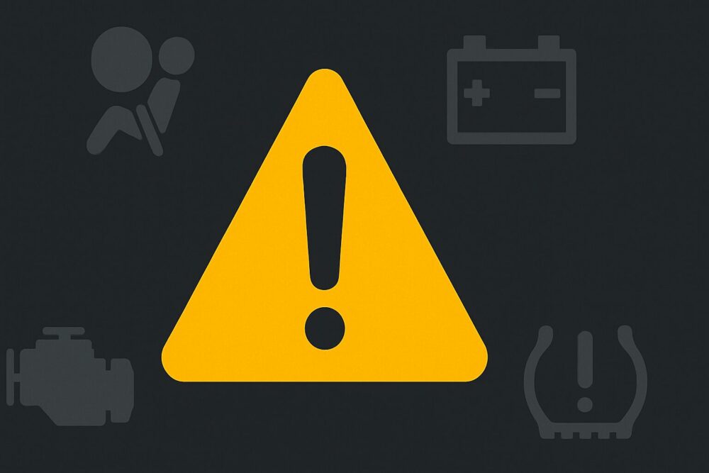 車の警告灯で三角にビックリマークがついていたらどうすればいいですかTikTok