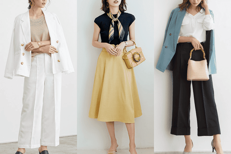 夏のオフィスカジュアル」正解コーデ30選！ポイントからアイテム選びまで徹底解説The Style Dictionary