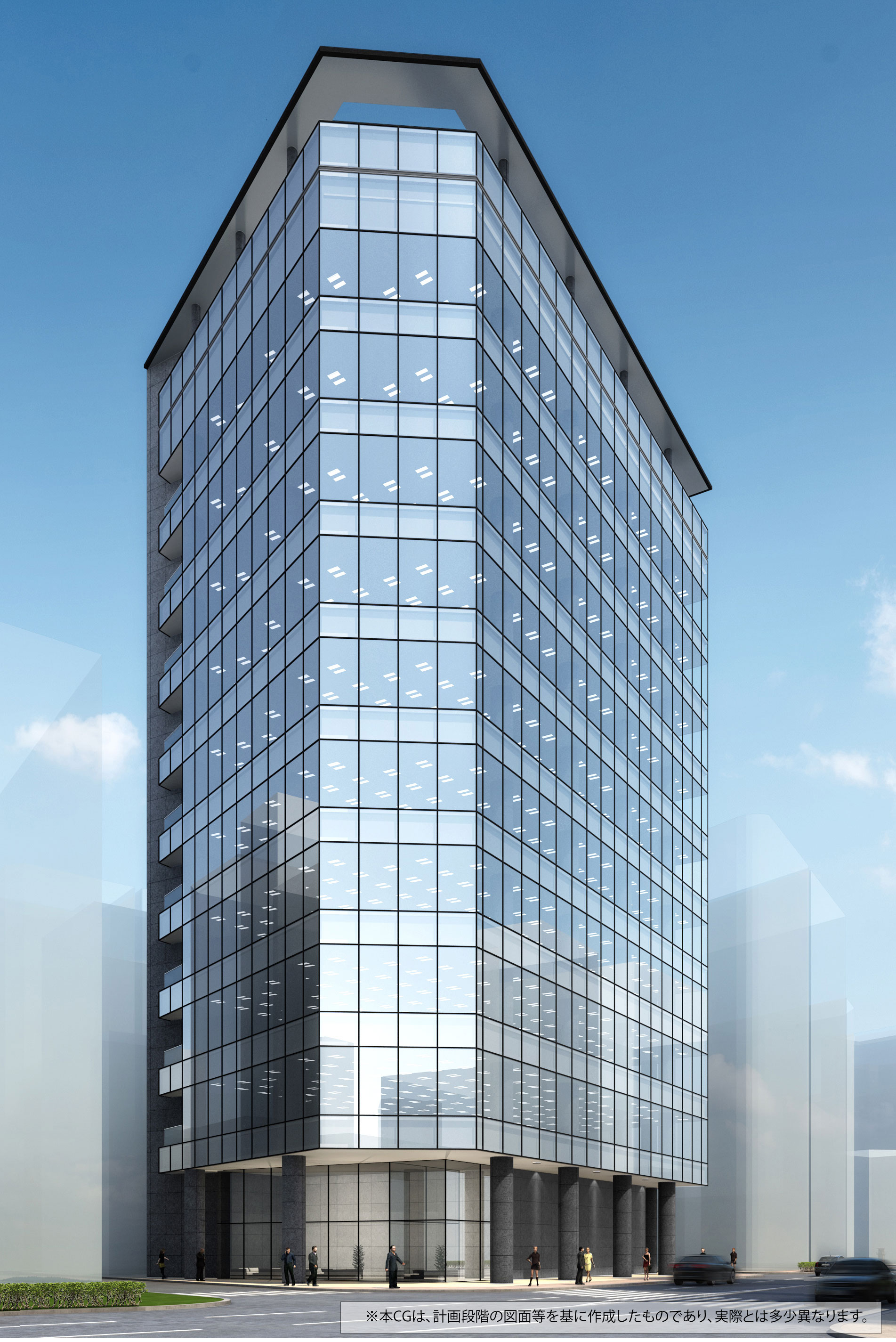 広告用CGパース制作：オフィス事例『 Office 』 東京の建築CGパース制作 広告CG制作会社 スペースラボ