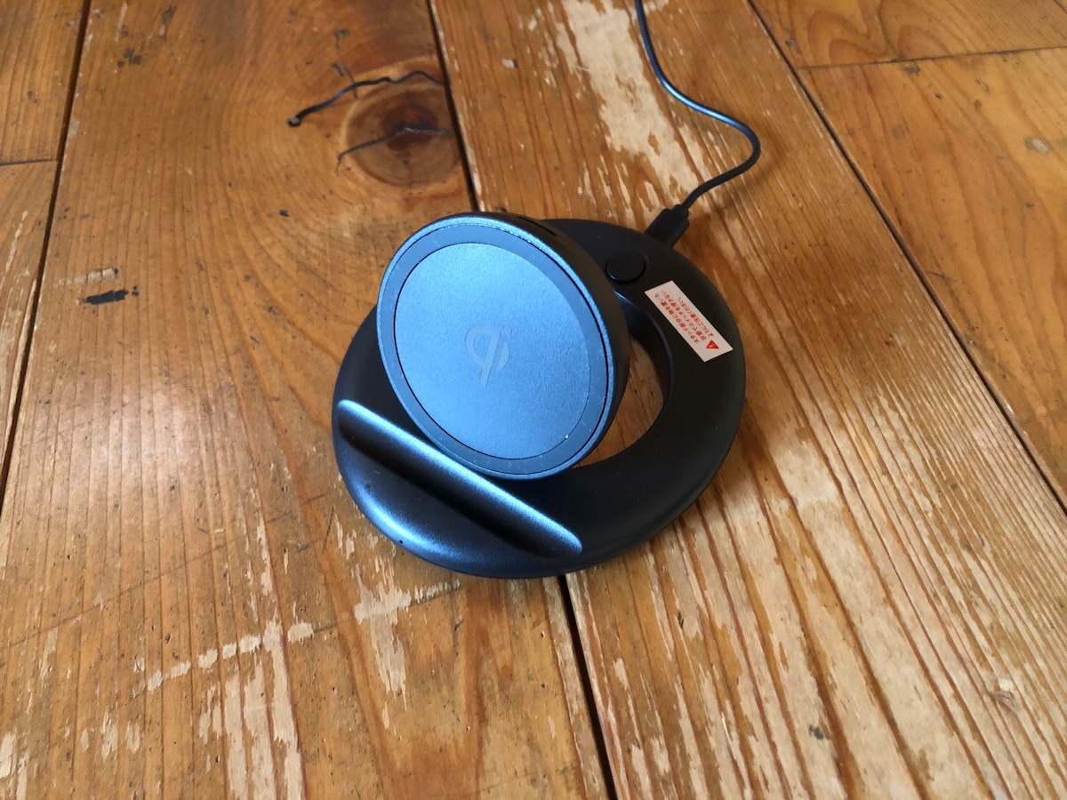 レビュー Standard Products ダイソー のUSB Type-C対応の「ワイヤレス充電器 Qi対応 」きなこぱん