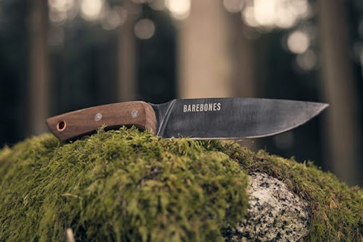 サバイバルナイフ ブラックカーブ タントウハードテフロンブレード・ナイフショップ リバートップ