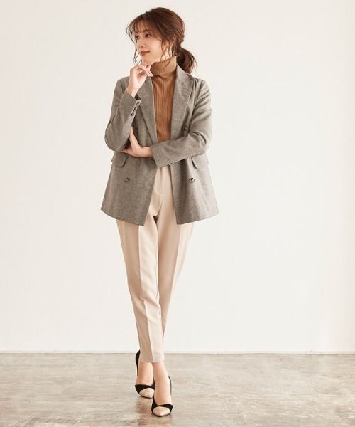 レディース 冬のオフィスカジュアルにおすすめコーデ17選。着回ししやすいアイテムも併せてご紹介