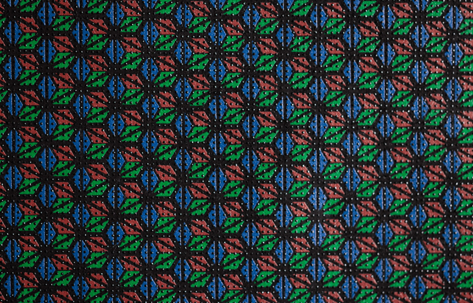 和柄のイラスト 麻の葉模様・あさのは6カラー- イラストくん