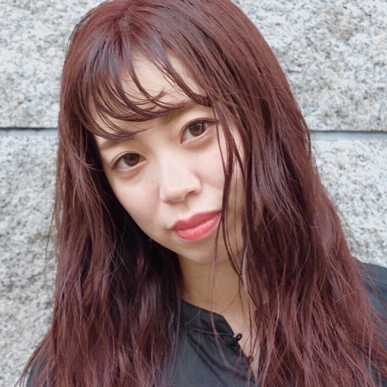 ティントバーのロイヤルパープル単品で染めたヘアカラーbex journal