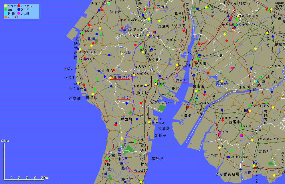 世界中の電波基地局を可視化する「Cell Tower Distribution」で各国の電波対応状況を確認してみた - GIGAZINE