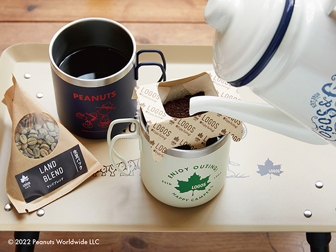 ローソン限定 スヌーピー×LOGOS カップコーヒータンブラー ロゴスナイト ムック本付録が2022年8月22日発売HAPPY CRUISEハッピークルーズ