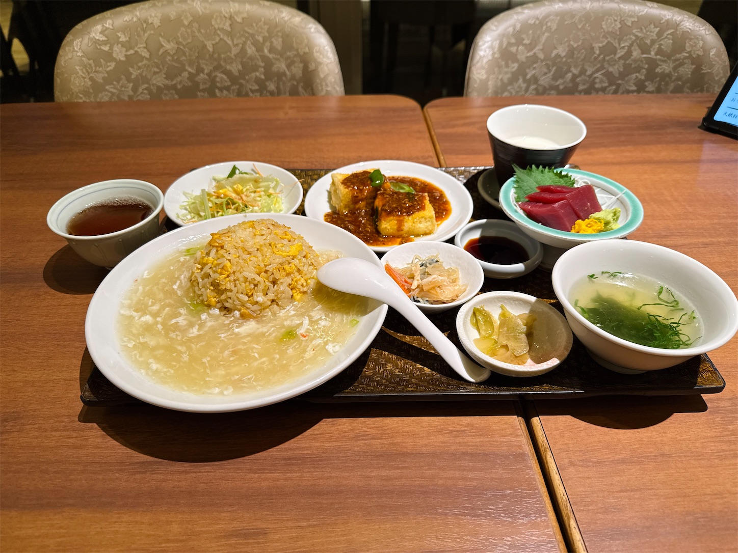 中華と思ってた兆蘭には和食もあった - メガネ先生の日記 青森グルメ