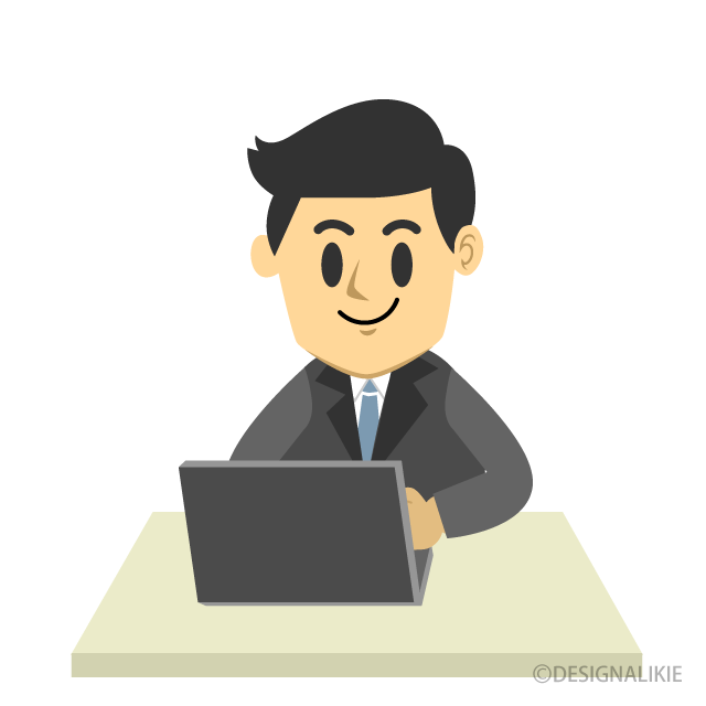ボードを持つサラリーマンのフリーイラスト素材おしゃれでかわいいフリーイラスト素材 イラストナビ