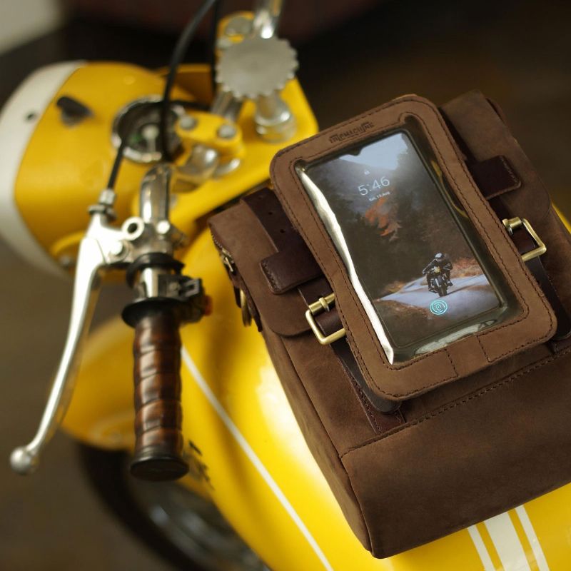 DEGNER ツーリング用バッグ NB-142MAG マグネット式タンクバッグ カラー レッドパイピング デグナー バイク 小さい