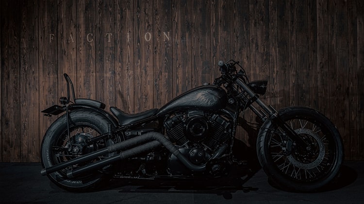 バイクカスタムショップ「FACTION」カスタムバイクSTOCK BIKE