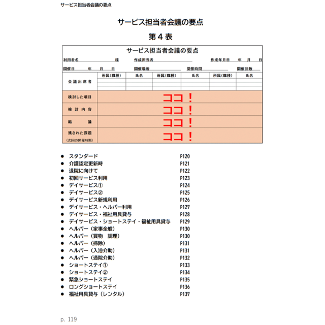 サービス担当者会議を効率的に進行するための「事前準備シート」ダウンロードヒトケア 一人ケアマネ の仕事術