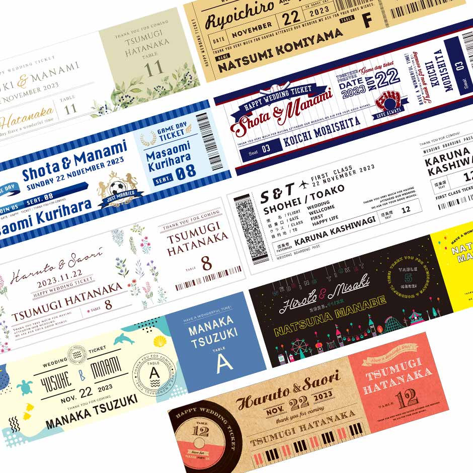 結婚証明書セット購入者限定価格 1枚あたり55円お花のエスコートカード 席札席次表・席札・メニュー表 mille la chouette 通販15616992Creema クリーマ