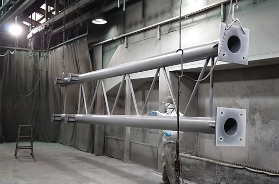 焼付塗膜を剥離してみる！！”塗る亜鉛”ローバル