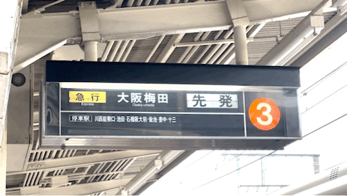 阪急 先発・次発・次々発 ソラリー パタパタ 鉄道部品
