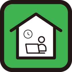 テレワーク アイコンイラスト無料イラスト・フリー素材なら「イラストAC」