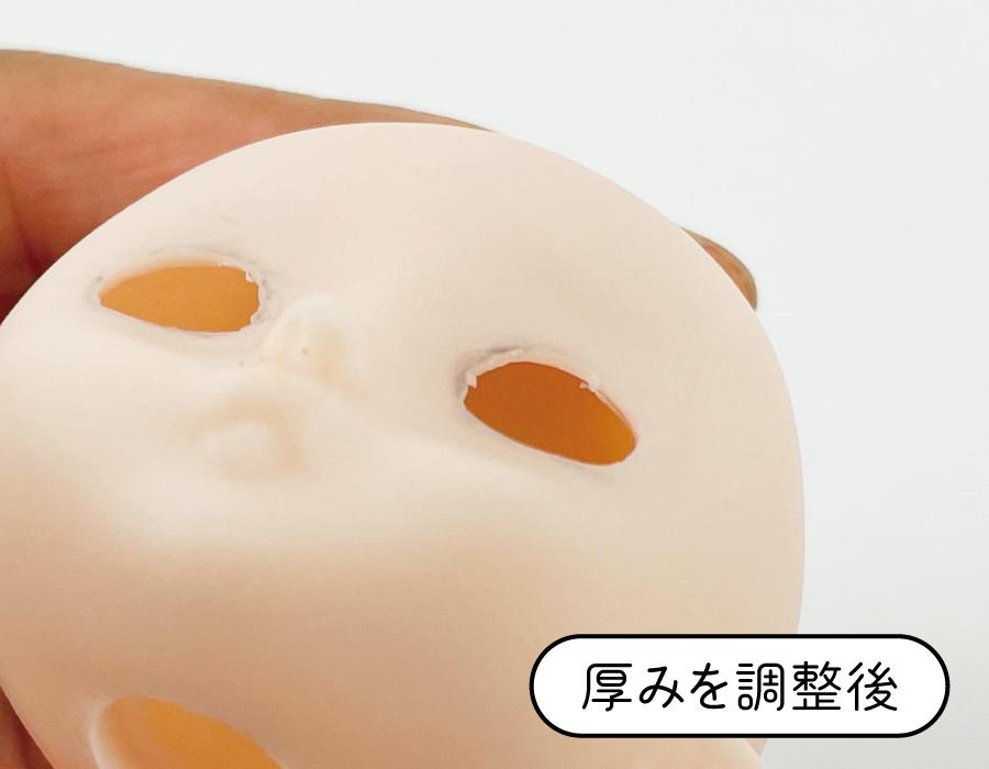 100均セリアドールヘッド頭をカスタムメイク❤️カスタムペイント初心者 素体ドールメイク セリアボディにオリジナルヘッドを作ったケモ耳モデル。人形の作り方CustomDoll球体関節人形キャラクタ