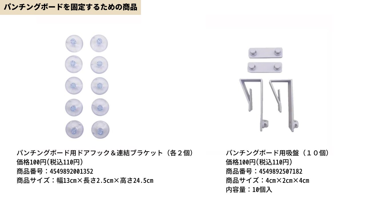 ダイソーのMDF有孔ボード専用「石膏ボード壁面取付けパーツ」試してみたNew！収納教える．コム